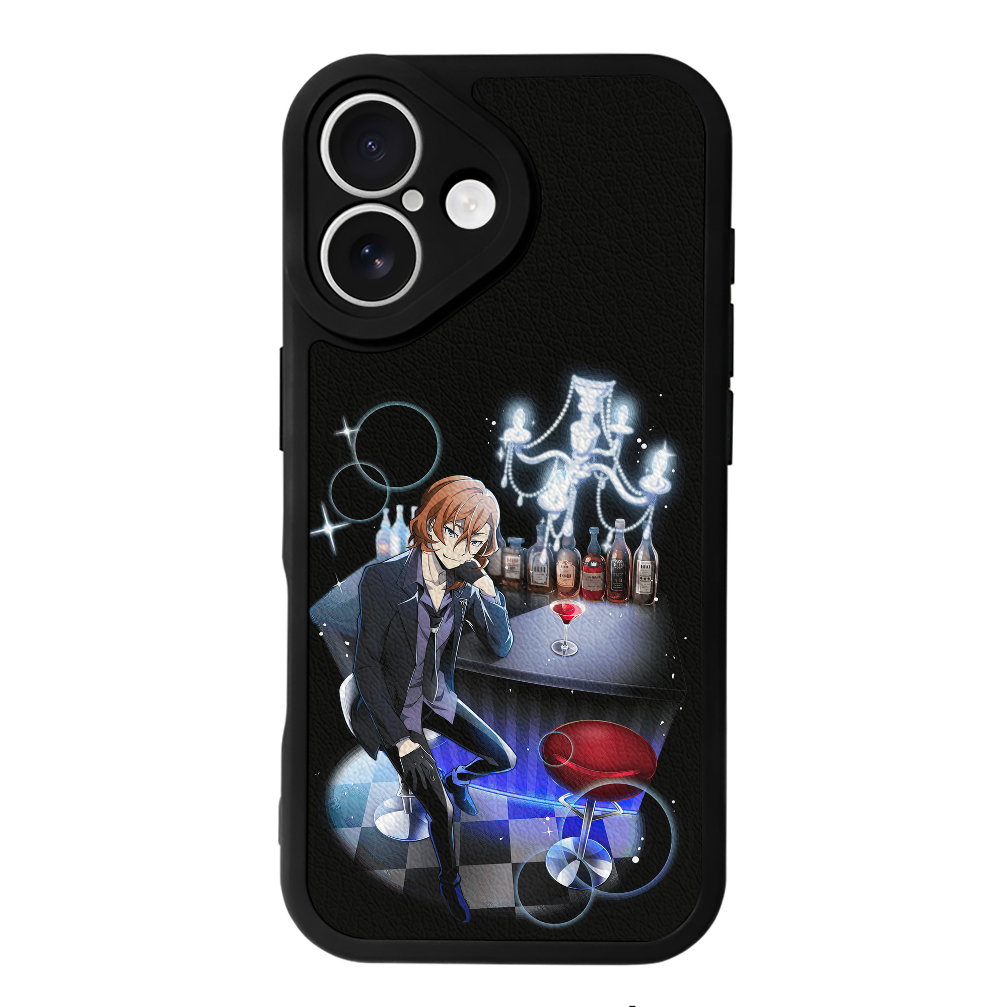 （画像用） 文豪ストレイドッグス Bungo Stray Dogs 【iPhone 16シリーズ対応】シリコンスマホケース（レザー調） 材質：シリコン